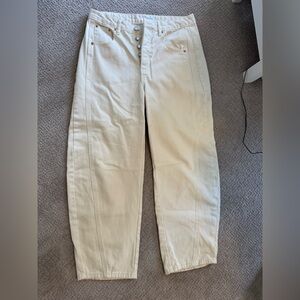 PARKE cream horseshoe pants